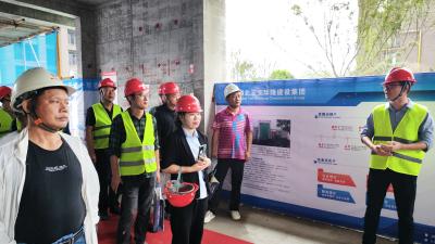 通城县住建局开展全国“质量月”工程质量现场观摩活动